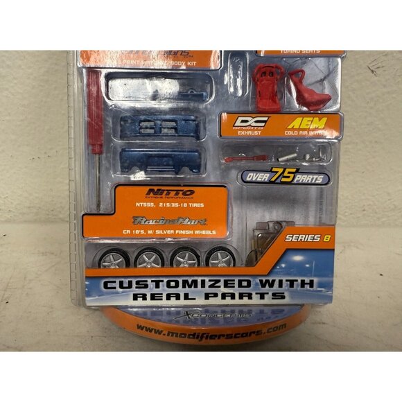 Rare Modifiers Series 7 1:43 1999 Honda Prelude Blue New Sealed In Plastic! - Picture 2 of 6